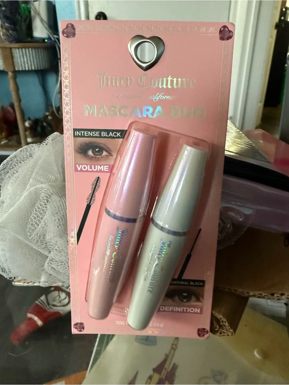 Juicy Couture Mascara Duo - Pink & White Tubes, Intense Black Lashes